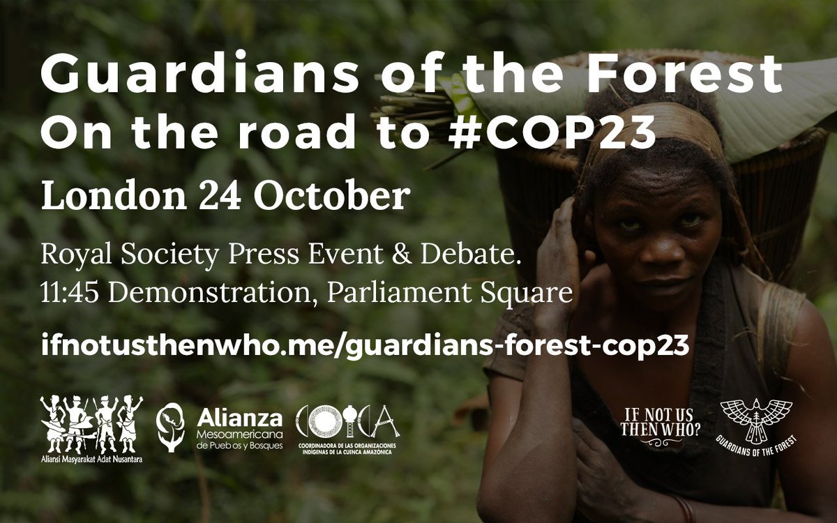 lauraaimeef's tweet photo. @bruceparry we would ❤️ you &amp; anyone touched by #TAWAI to come meet the indigenous #COP23 delegation, London 24 Oct https://t.co/sLcBwgXHFF https://t.co/vTZDeG40i4