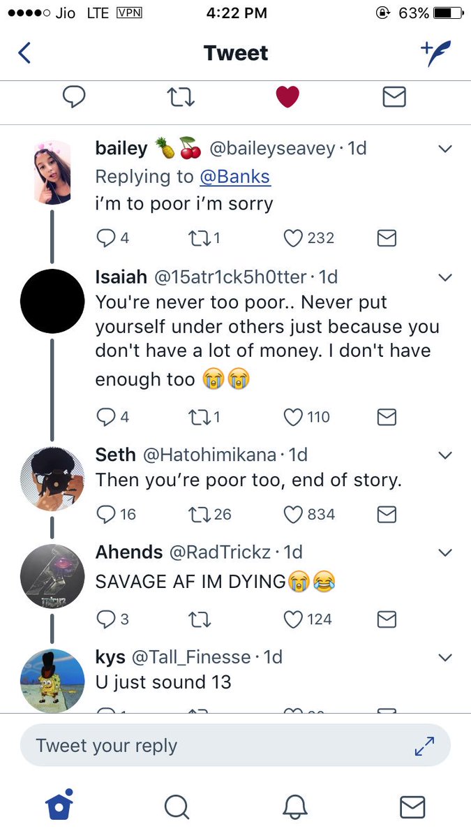 Adeeashar07's tweet photo. @Banks Ded 😂😂😂 https://t.co/7eKxfrJaPu