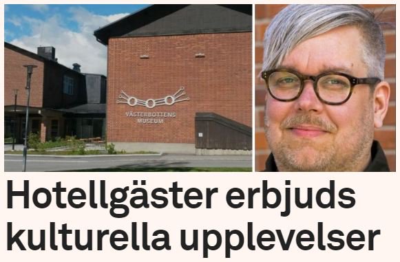 Nu ska hotellgäster i Umeå erbjudas mer aktiviteter när de kommer till stan. affarsliv24.vk.se/2110327/hotell…