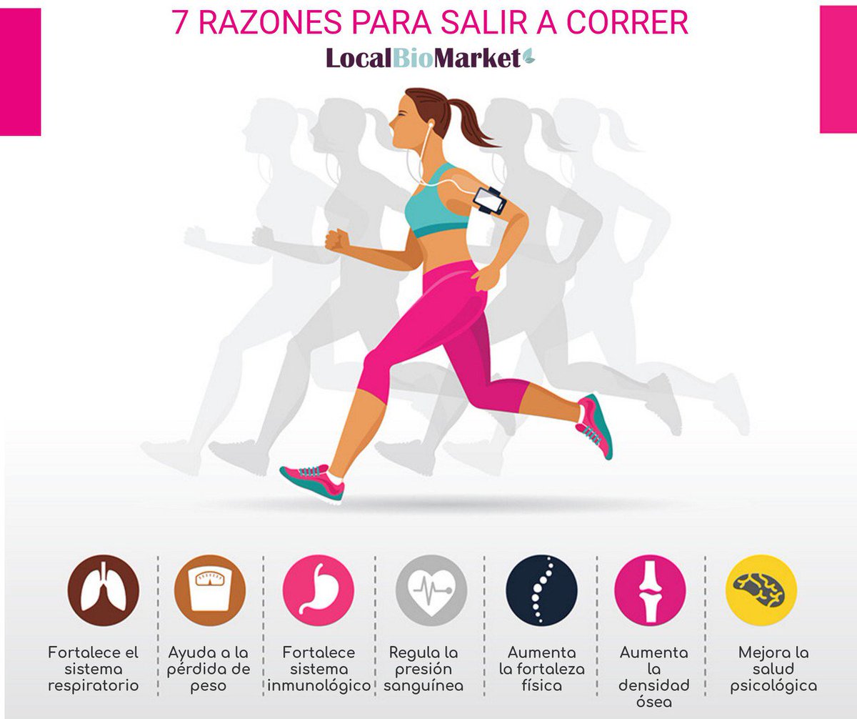 localbiomarket's tweet photo. Hemos encontrado 7 razones que te harán salir a correr sin dudarlo.
¿Cuál es la tuya? #Felizfindesemana #weekend #fitness #vidasana https://t.co/8PBa9qnx4E