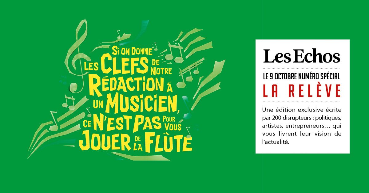 SAVE THE DATE ‼ 200 disrupteurs écriront le journal du 9 octobre, mais, qui seront-ils? RDV Dimanche pour suivre cette journée particulière