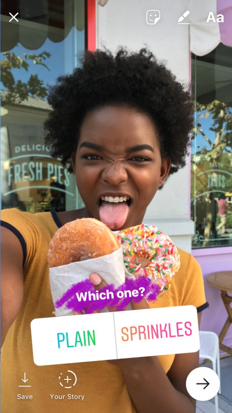 PamMktgNut's tweet image. Introducing Polls in Instagram Stories buff.ly/2fUWtF6