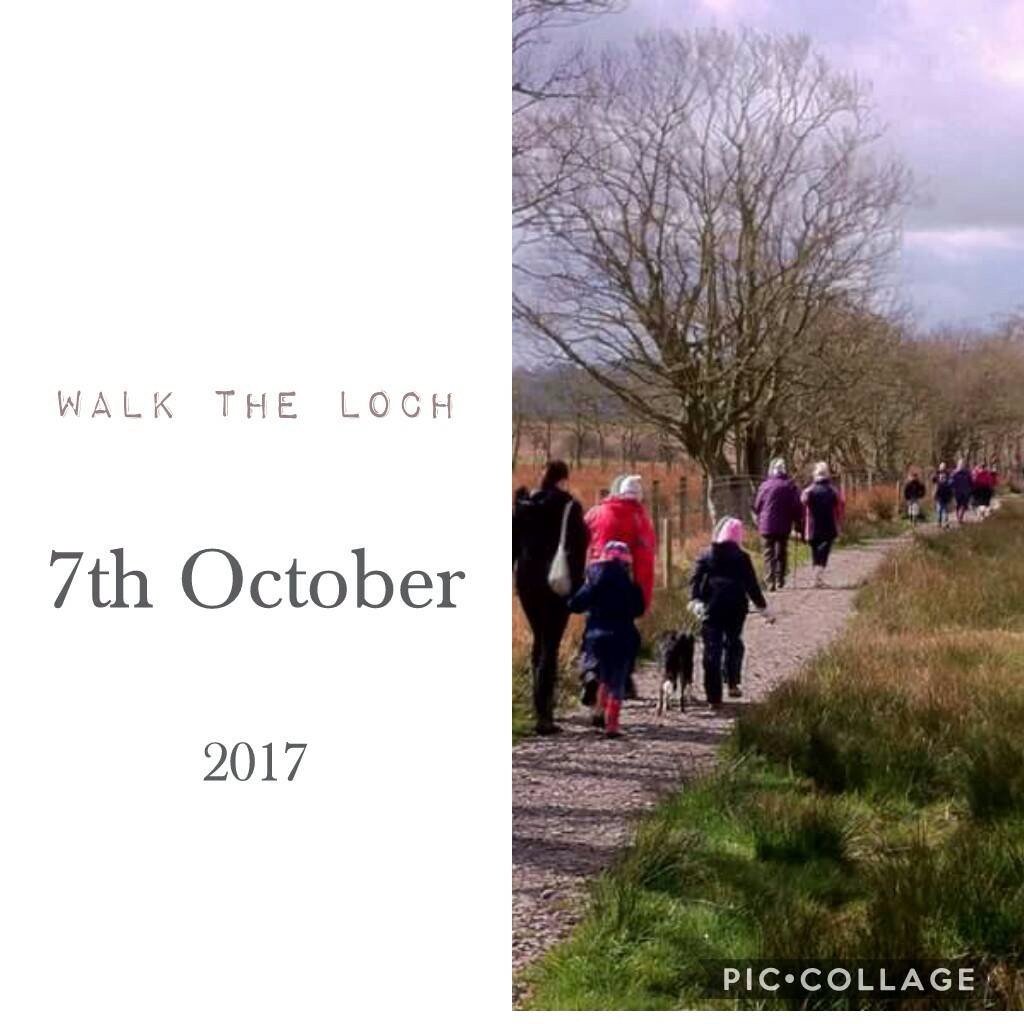 Don't forget tomorrow's walk the loch event at Castle Loch. Rain should clear mid morning. Refreshments at cottage.