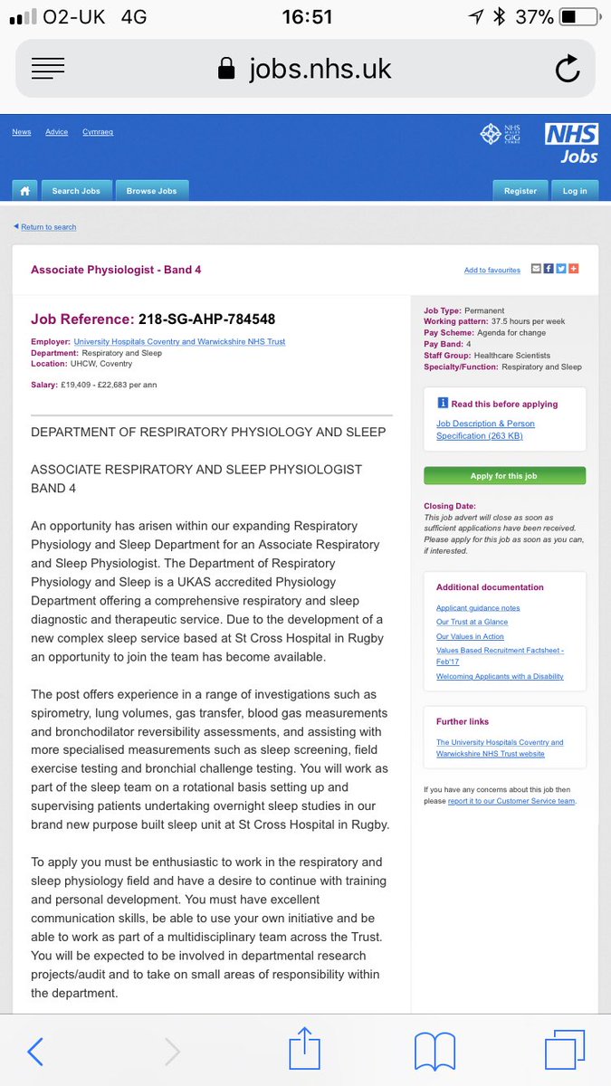 Resp Physiology & Sleep UHCW tweet media