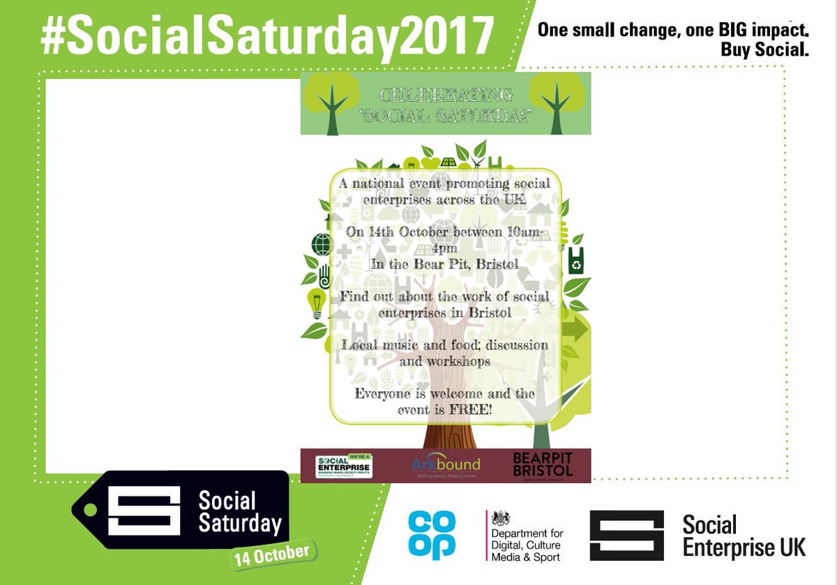 For local food, music, discussions and workshops head along to @BearpitSocial in #Bristol + find out about the work of local #socents  for #SocialSaturday2017 bit.ly/2wdBLpG