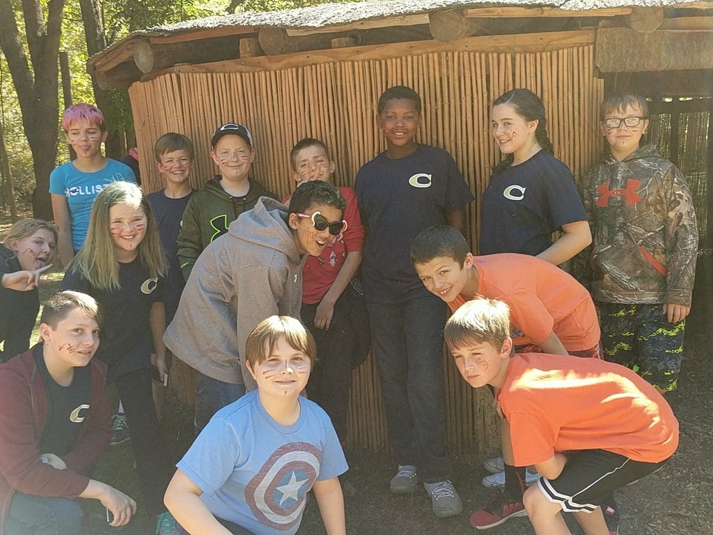 Face painting the old fashioned way! <a href="/CMSGoBlue/">Christiansburg Middle School</a> <a href="/MarkMiear/">Mark Miear</a>