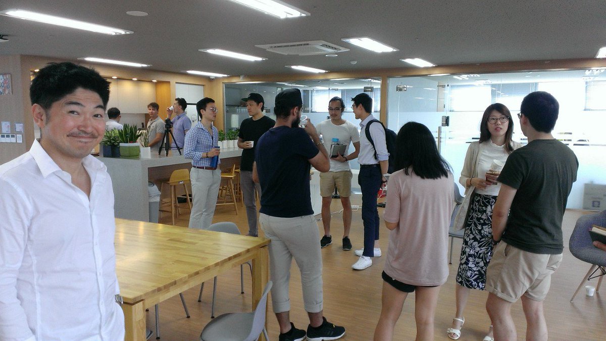 yonidayan_'s tweet photo. #MITBAWS participants get to know each other and socialize. A little dozen of countries in this picture! #entrepreneurship #startup #seoul https://t.co/7KqBe5rN8Q