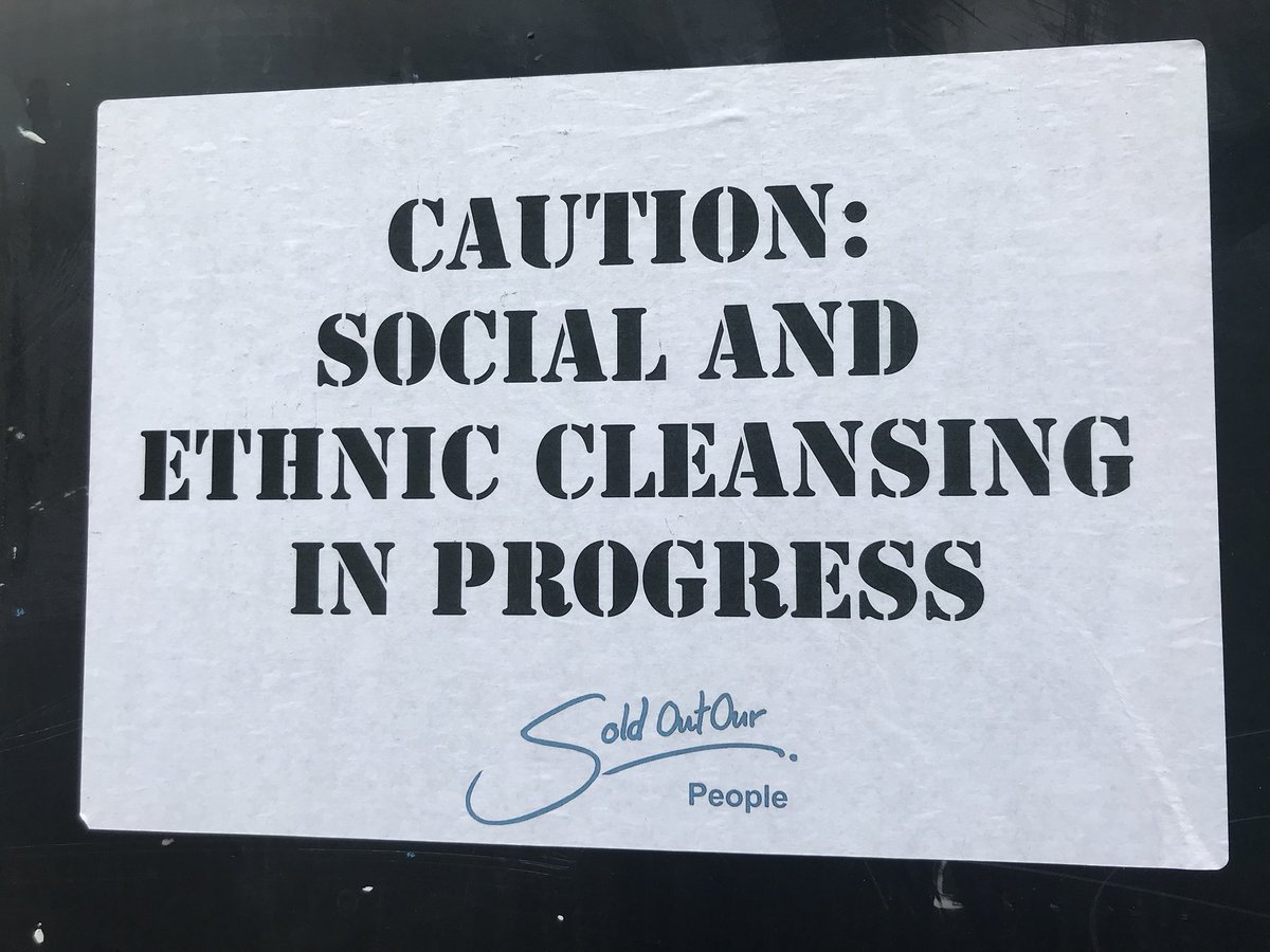 Stuck to a bus shelter outside Elephant &amp; Castle Shopping Centre