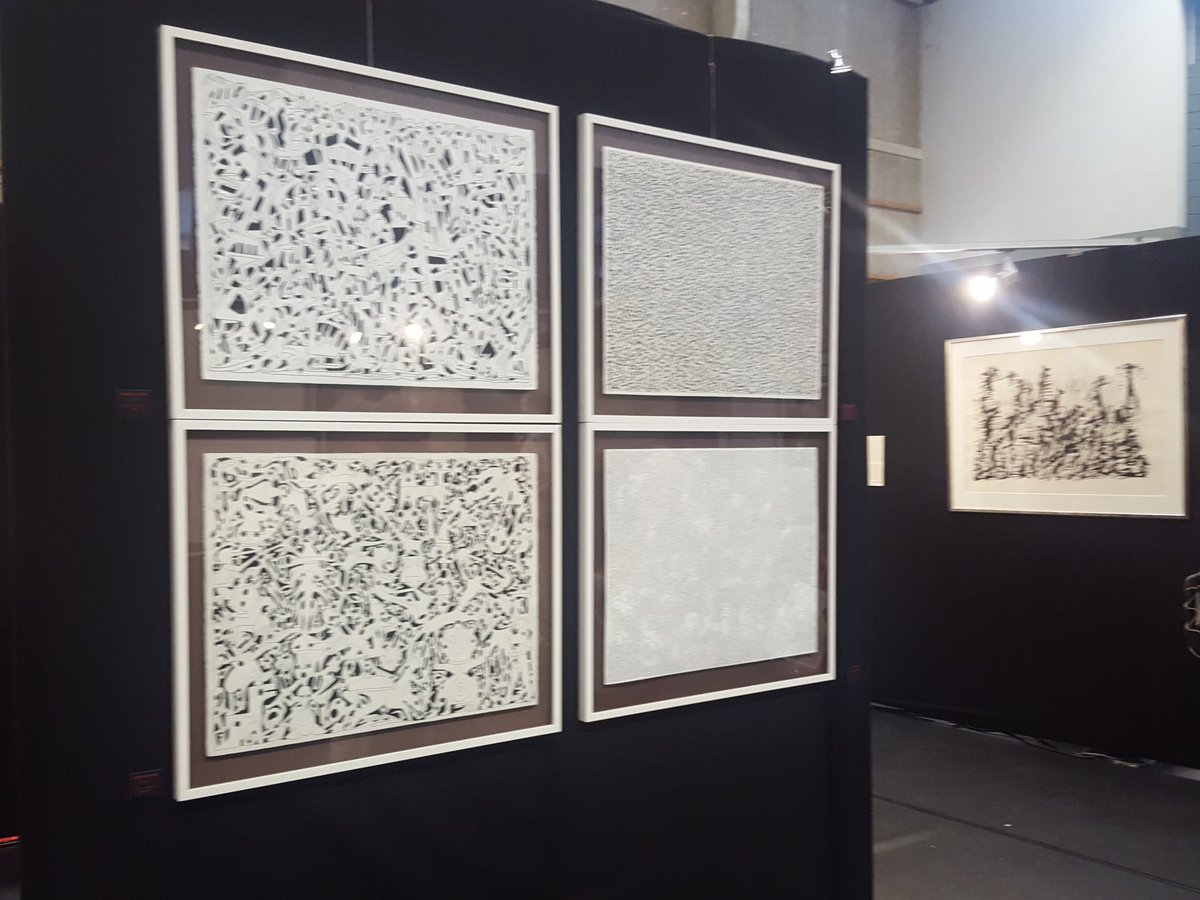 FestivalDuLivre's tweet photo. Inauguration de l'exposition de la galerie Chave "L'ombre des signes" #EspaceB
#LivreMouans2017 https://t.co/0M3qi54LnE