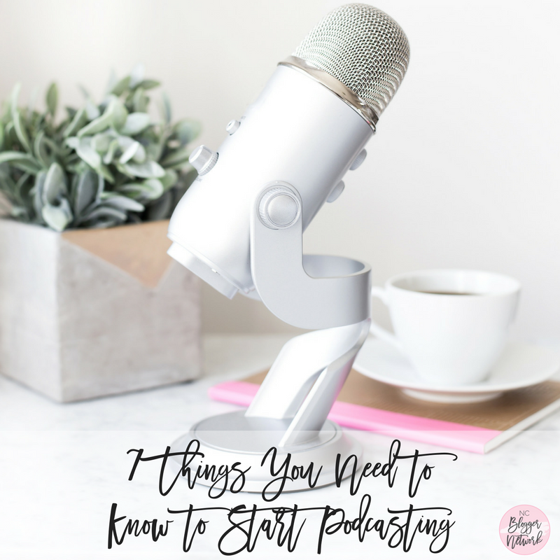NCBlogNet's tweet photo. THIS! 7 Things You Need to Know to Start Podcasting - https://t.co/FsEP5dIbY7 #NCBloggers #NCBlogger #BlogLifeU17 https://t.co/LnR8HEProx