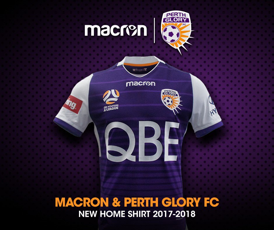 MacronSports's tweet photo. Macron &amp; Perth Glory FC Unveil the 2017-18 Home Jersey. #BePartOfTheTeam @PerthGloryFC https://t.co/yWl25qDuU6