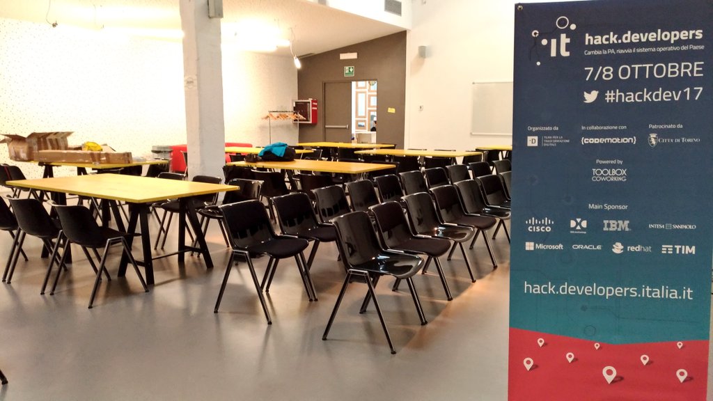 Quasi pronto per #HackDev17 nelle sedi di #Milano #Roma #Torino #Bari. Mancano poche ore al più grande code sprint mai realizzato in Italia