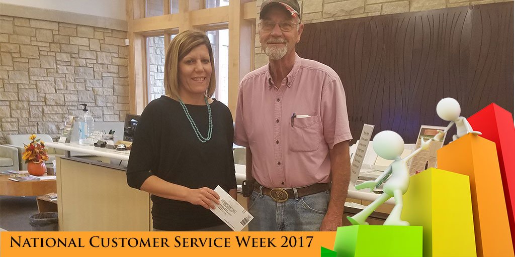 FCSFinancial's tweet photo. Customers appreciate the help Pam offers explaining paperwork & processing their payments when they visit the Columbia office. #NCSW2017 https://t.co/3Ku8cSPvpO