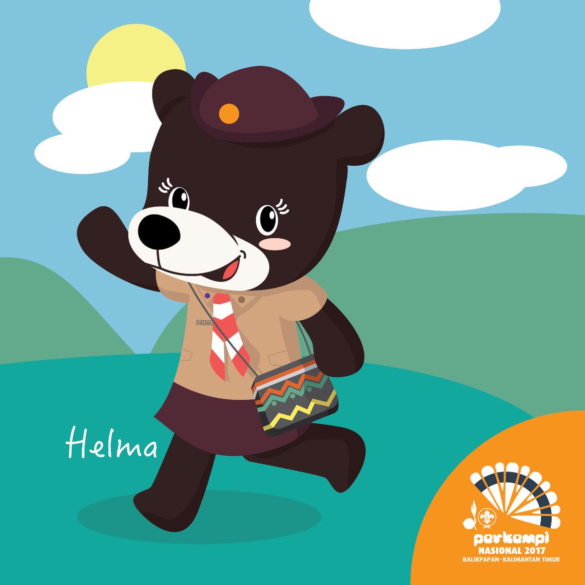 dkdkaltim's tweet photo. Logo Dan Maskot  Resmi Perkemahan Putri Tingkat Nasional Tahun 2017
#Perkempinas2017 https://t.co/H0vm7iUUor