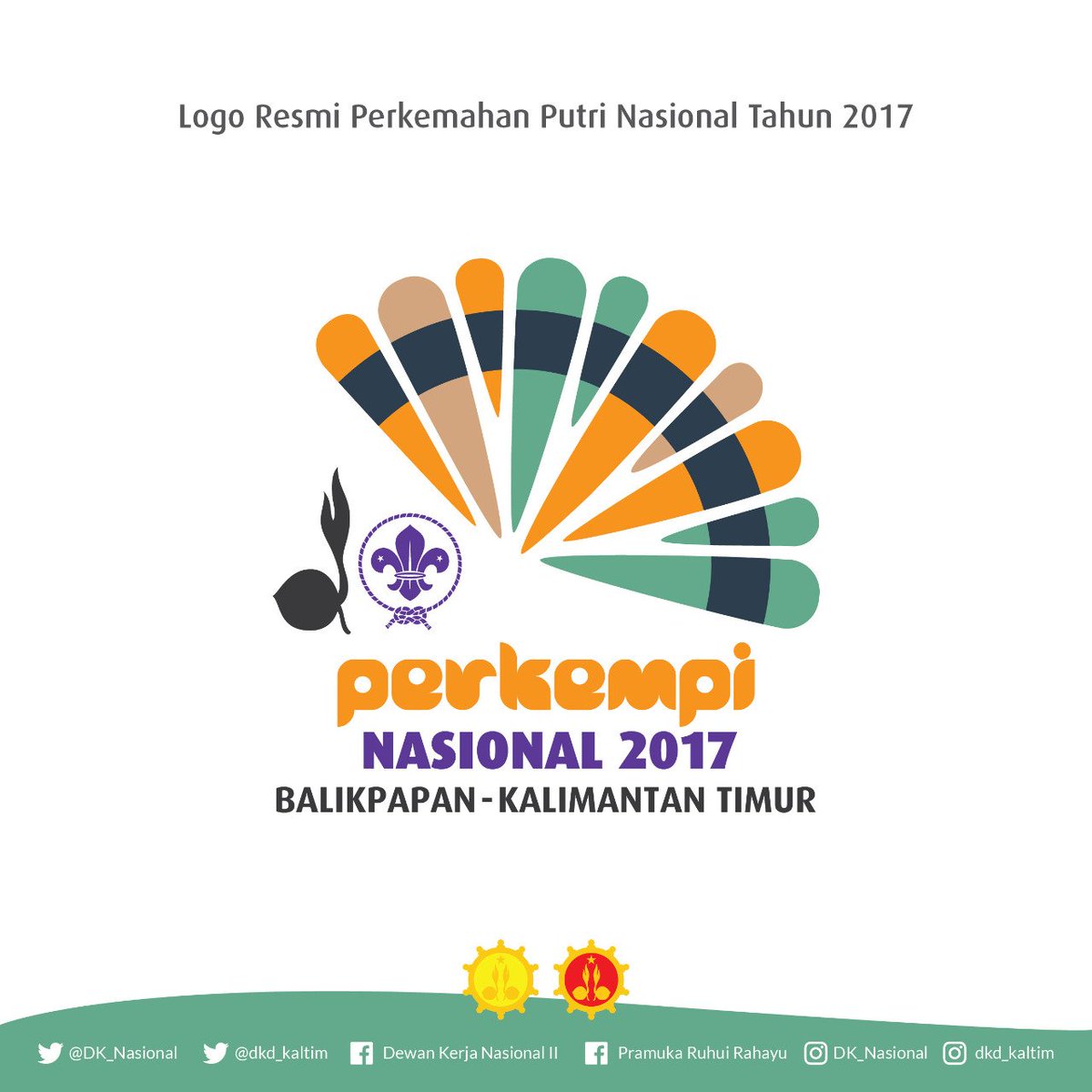 dkdkaltim's tweet photo. Logo Dan Maskot  Resmi Perkemahan Putri Tingkat Nasional Tahun 2017
#Perkempinas2017 https://t.co/H0vm7iUUor