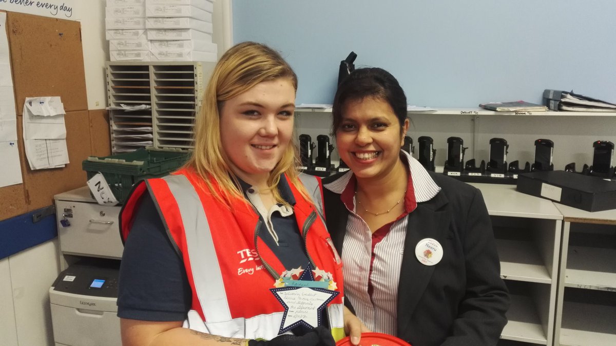 Well done Racheal,our delivery driver for delivering excellent customer service to our customers.