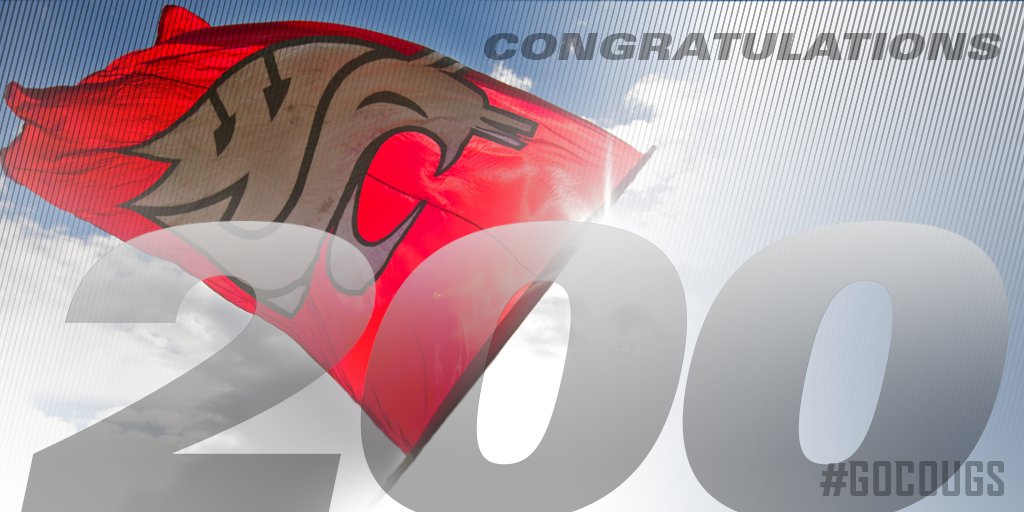 WSUCougars's tweet photo. Congrats to @olcrimson for making appearance No. 200 on @CollegeGameDay this morning! On behalf of Coug fans everywhere, THANK YOU! #GoCougs https://t.co/F3FcvpZZw8