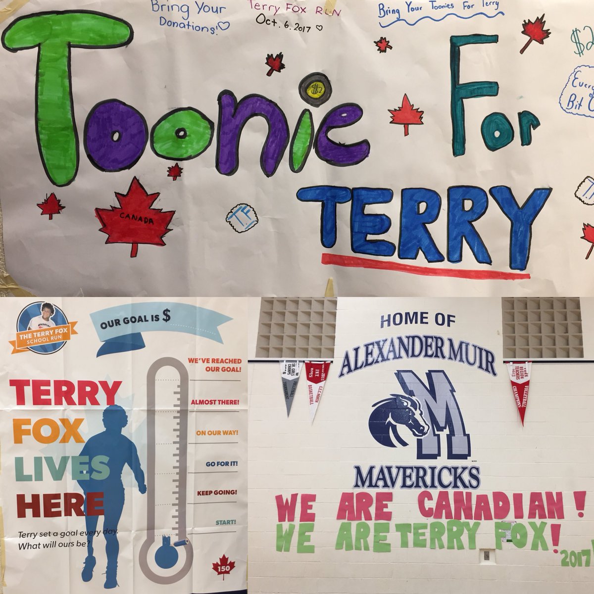 AlexMuirPS's tweet photo. We are ready for our #TerryFox walk this afternoon! #TerryFox2017 https://t.co/aQNBhZx31W