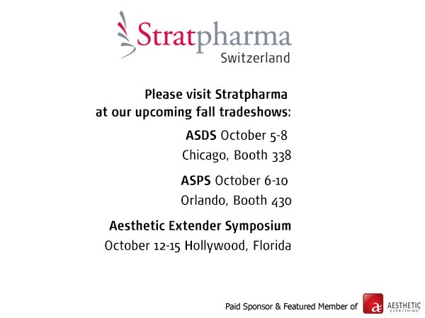 AestheticEvExpo's tweet photo. Visit Stratpharma at upcoming fall tradeshows #ASDS17 #ASPS17 #AES17 

#stratpharma #stratamed #stratacel #strataderm #healing #woundhealing https://t.co/hoMDI5YErW