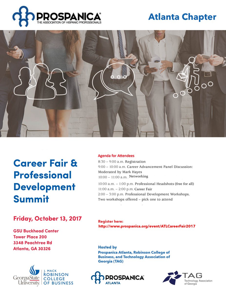 ProspanicaATL's tweet photo. Hey #Atlanta! Looking for a job? Join us for our 2017 Career Fair! Register here: https://t.co/4WO6rzUeZz #careerfair #jobhunt #atl https://t.co/P22wVvnetl