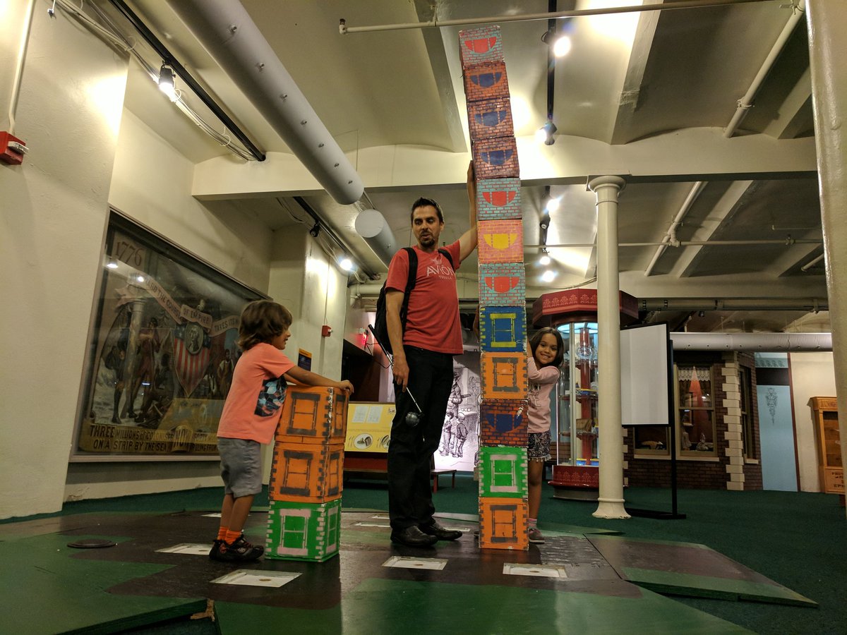 YashYanthi's tweet photo. Learning so much at the @visitphilly @pleasetouch ... Did you know a local invented the Slinky!! #MurphysDoPhilly #PhillyPartner https://t.co/enVD1VKoZ1
