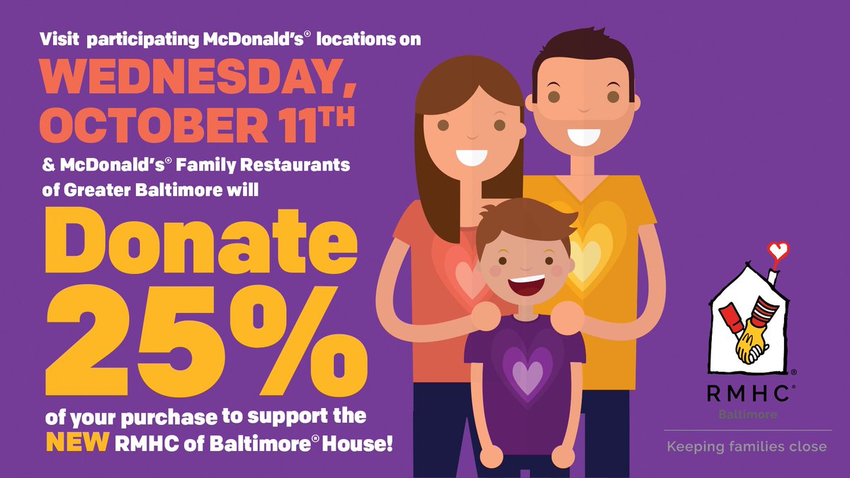 A little lovin’ goes a long way. #RMHCBaltimore