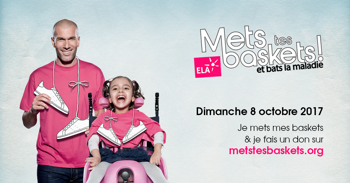 Dimanche 8 octobre, #MetsTesBaskets &amp; fais un don sur metstesbaskets.org ! Sportif aguerri ou promeneur dominical, on compte sur vous 💪