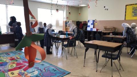 DNA_ATLSCI's tweet photo. It was a busy week in 4th grade as they finished up a chapter in their math class, decorated for fall, &amp;made tables on the Classroom Rules https://t.co/vfTNvLO1Xj