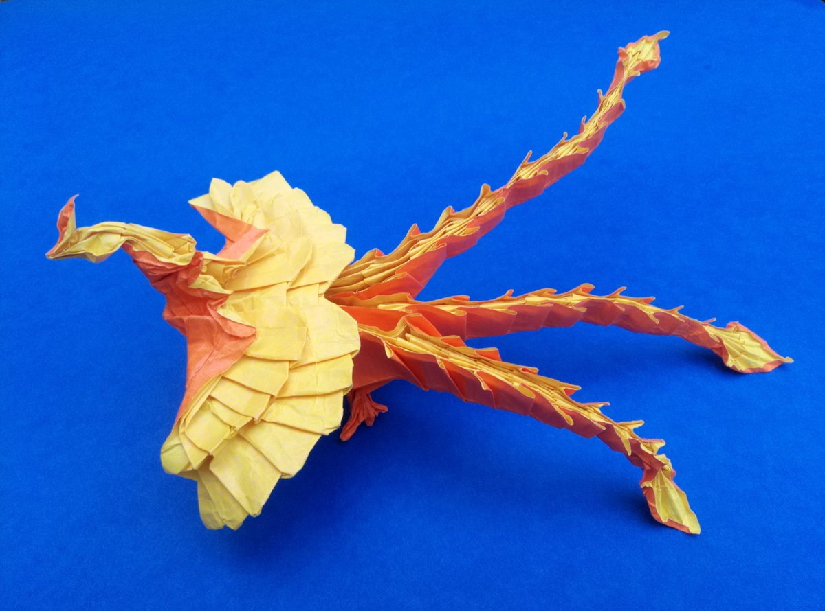 あかつき 嫺 折り紙 デザイン 両色 鳳凰 T Co 5uojq19s6p Twitter