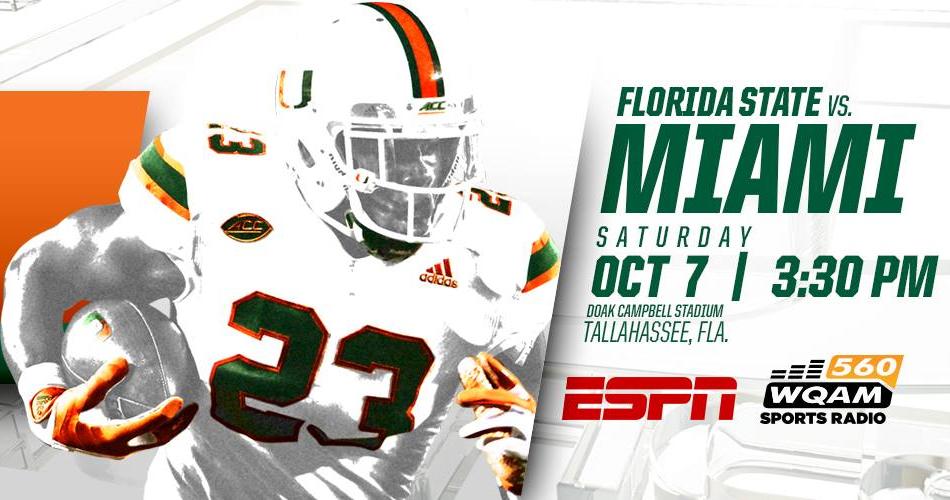 wcwinkler's tweet photo. Let's #BeatFSU! Find a Game Watch location near you and cheer on our Miami Hurricanes! #GoCanes #CaneForLife  - https://t.co/NN4iYupVCm https://t.co/lPG81OHyJd