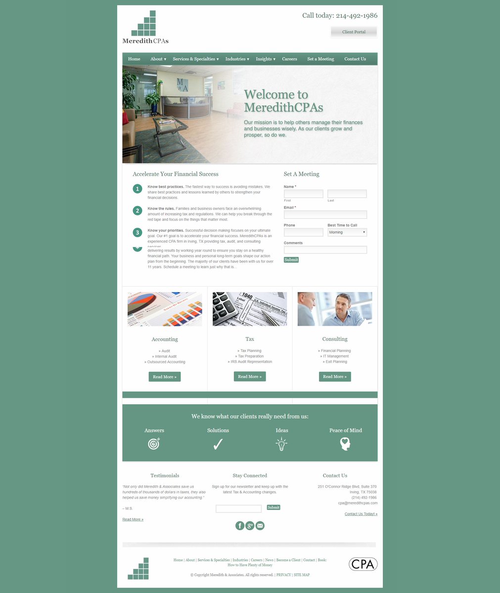 divags_dev's tweet image. #divags - Meredith CPAs - divags.com/project/meredi…