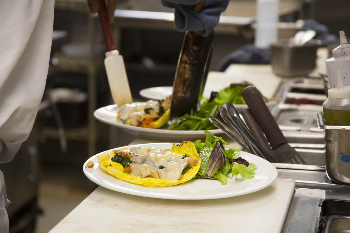 Mmmm... omelettes! Try one of our delectable egg dishes, made with local Rogue's farm eggs, for brunch today between 10-2.