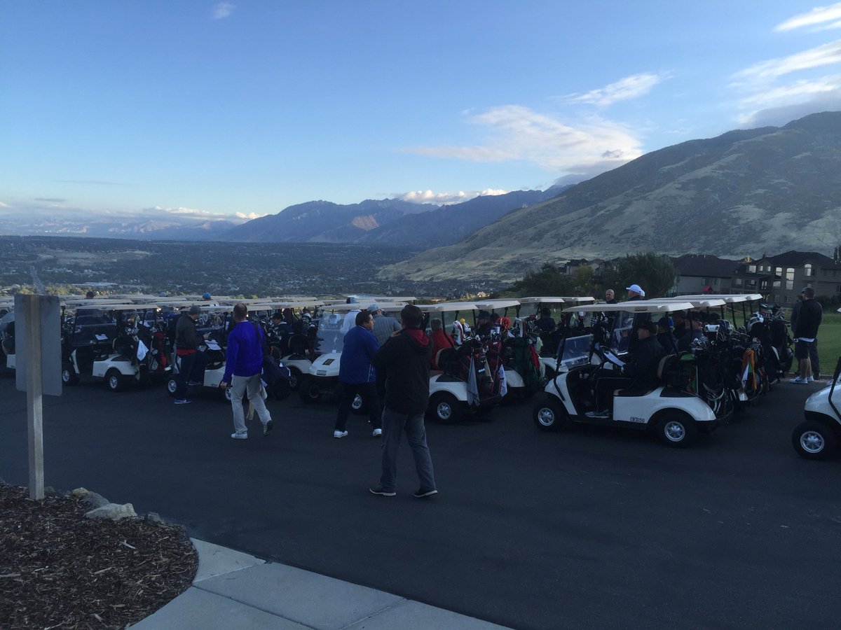 thePKGlobal's tweet photo. @ProKarma Salt Lake City Golf Tourney kicks-off at South Mountain Golf. #PKgolf https://t.co/9gH2mMAcPY