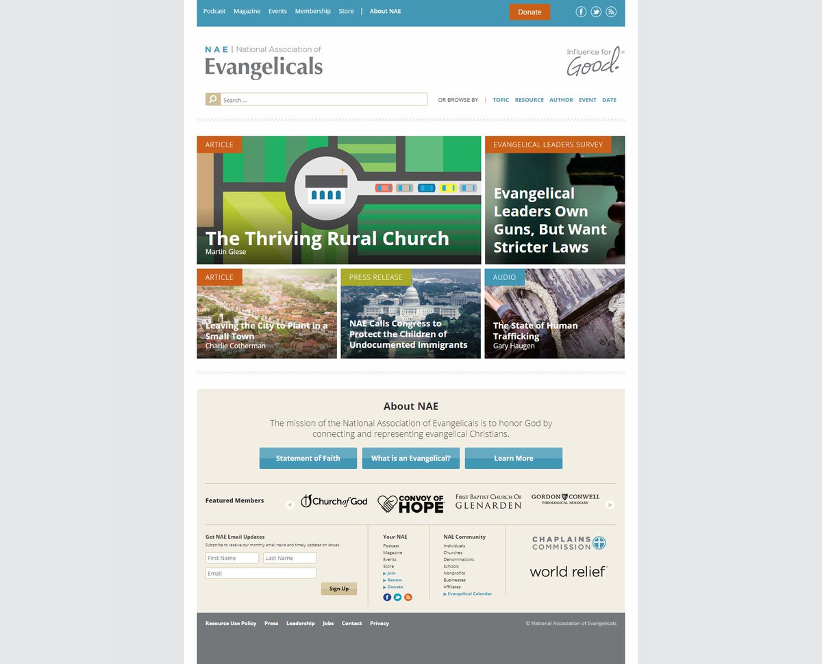 divags_dev's tweet image. #divags - National Association of Evangelicals - divags.com/project/nation…