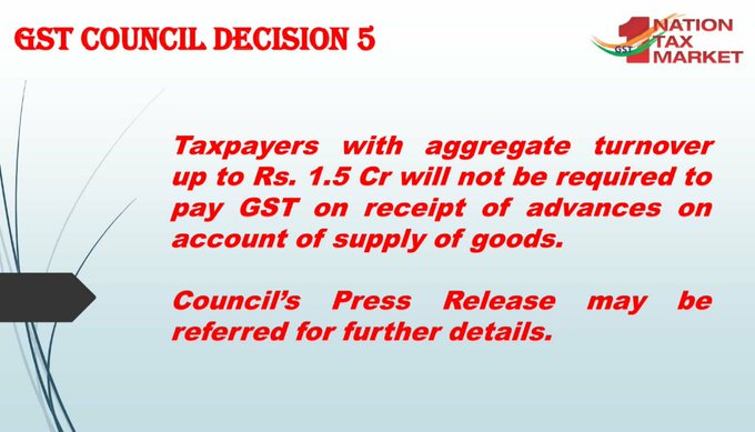 GST Council Decision 5