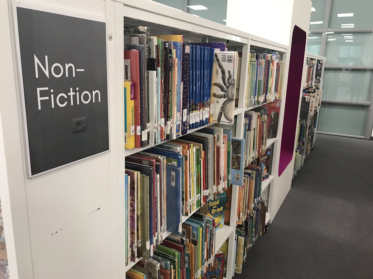 ASMLibrary's tweet image. Lots of new signage in the Library to help you better find what you are looking for. #wayfinding #signage #librarysignage