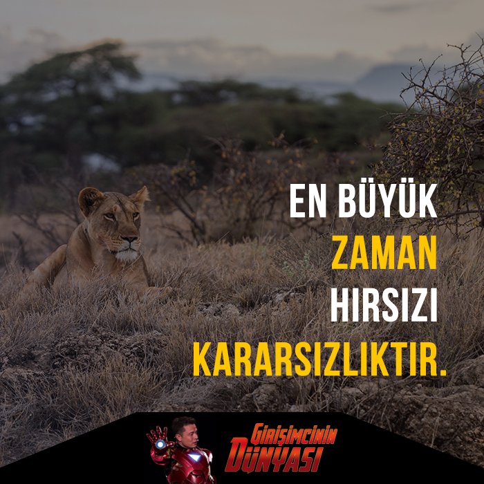 Artık harekete geçin!