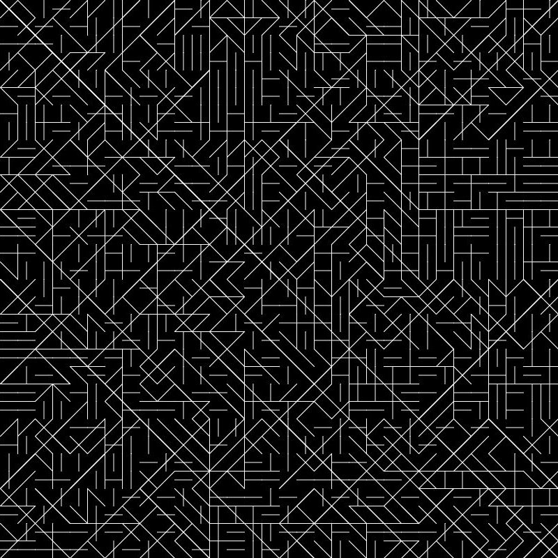 ChaosOnce's tweet photo. Combined #10PRINT and #RecursiveTrain challenges by @shiffman and came up with these four. https://t.co/HF9Bq4j2Ji