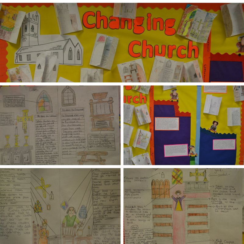 KEVI_Humanities's tweet photo. In History our Year 8's having been learning about changes in the Church during Tudor England #Religiousrollercoaster #TEAMKEVI https://t.co/lDCNKBt9vq