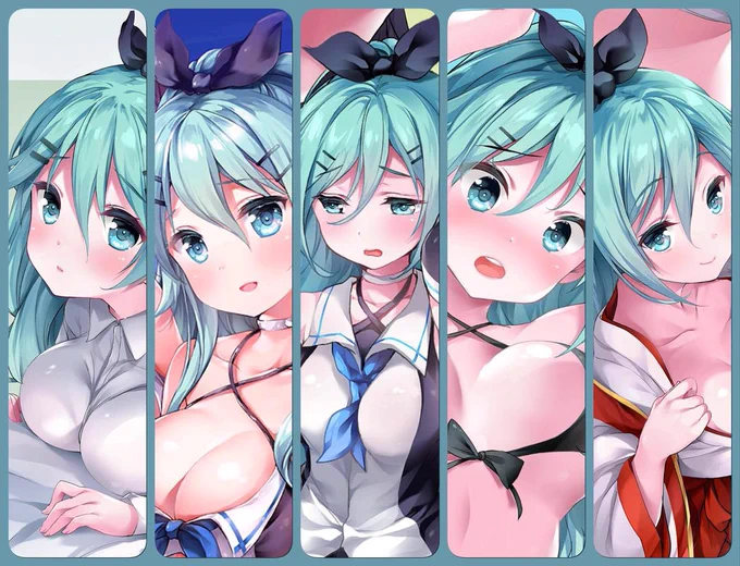 念願の山風コレクション!コミ1艦これ新刊の予定です!#艦これ #山風 #コミ1 
