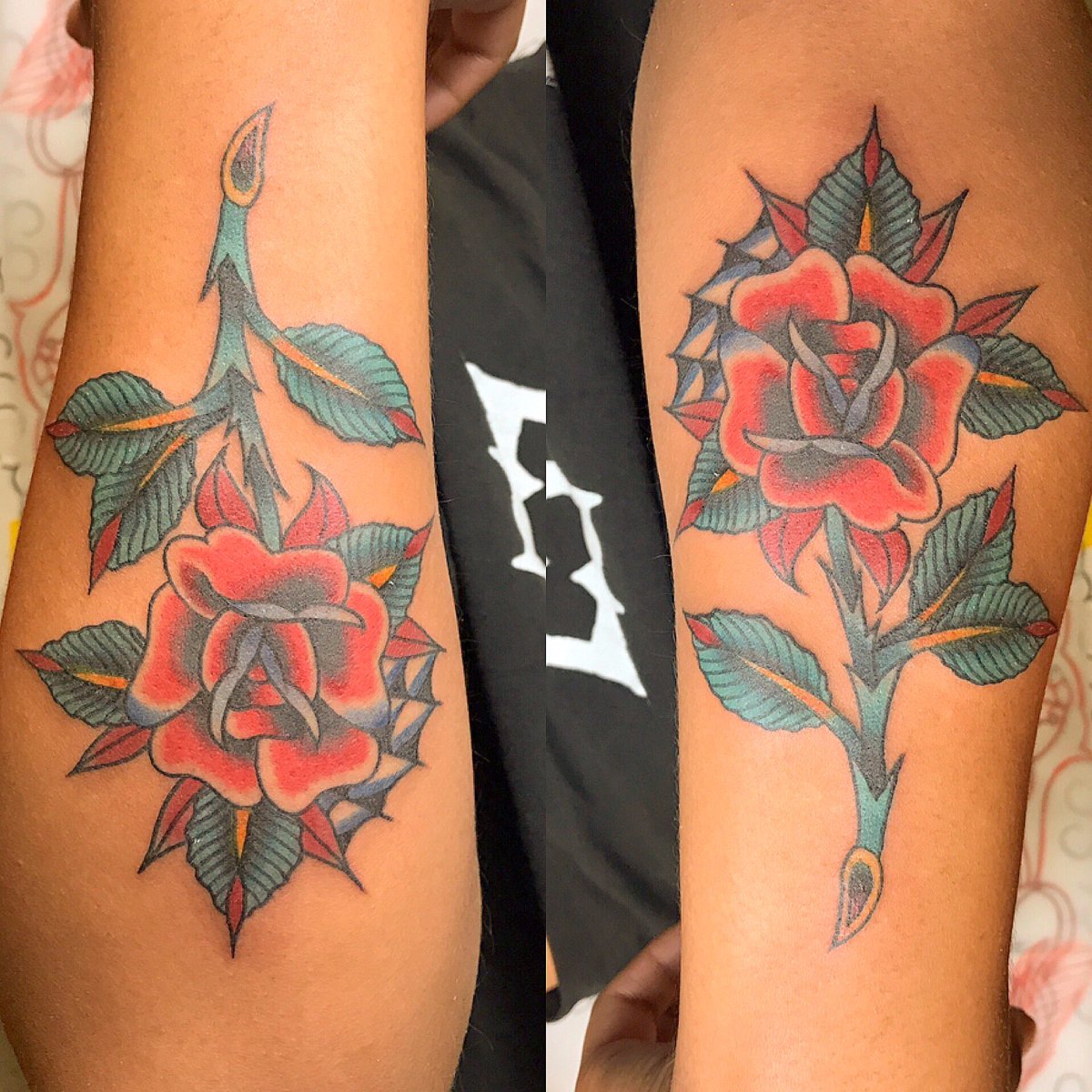 el_elgotattoo's tweet photo. #elgotattoo #elgo #tattoo #traditionaltattoo #rose #rosetattoo https://t.co/u89secruAx