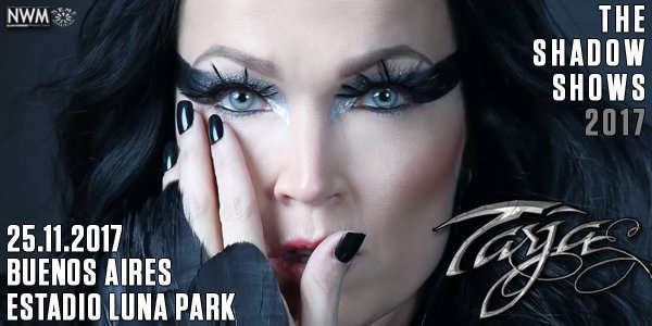 Trastornadosok's tweet photo. 🙌 @tarjaofficial #TheShadowShows 🎉
25/11 en el @stadiumlunapark 
🎫 Entradas via @ticketportalar 🎶 No te pierdas su impecable voz 💁 https://t.co/c63wIPGMST