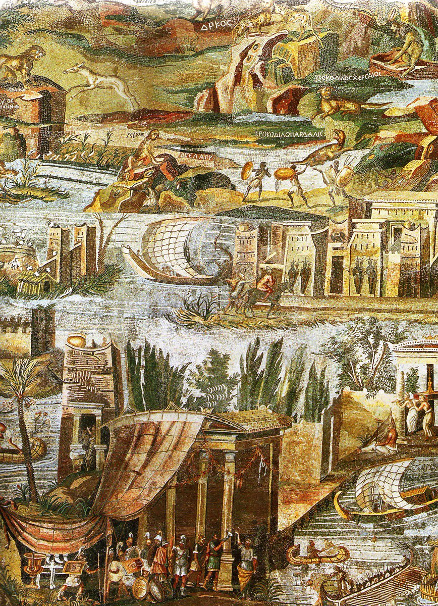 SdStendhal's tweet photo. Mosaico del Nilo de Palestrina, uno de los mosaicos que más nos gusta.
#ElsíndromedeStendhal #HenryBeyle #ArteClásico #HistoriadelArte #Arte https://t.co/gwHQaIbFM9