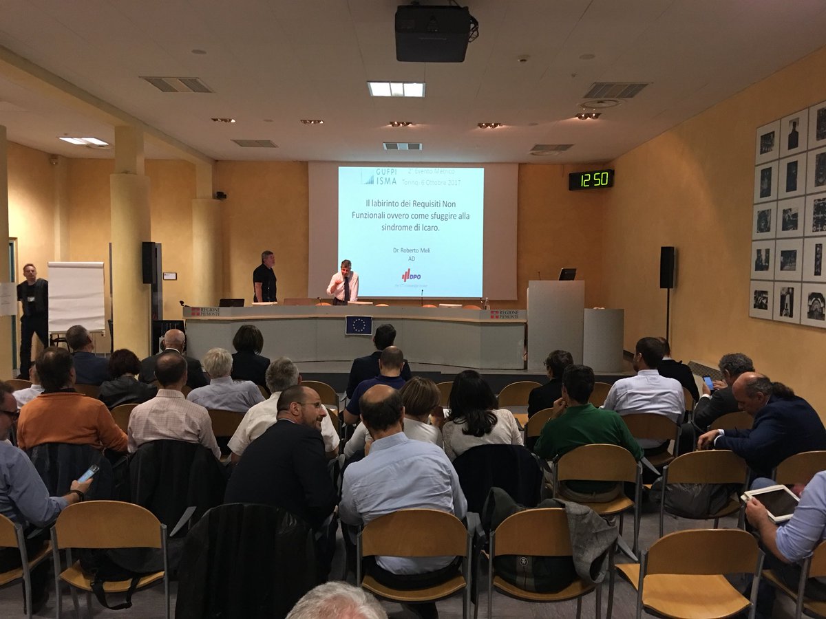 ISIPM_Italy's tweet image. oggi si parla di #functionpoint  con @GUFPI_ISMA #eventometrico #isipm