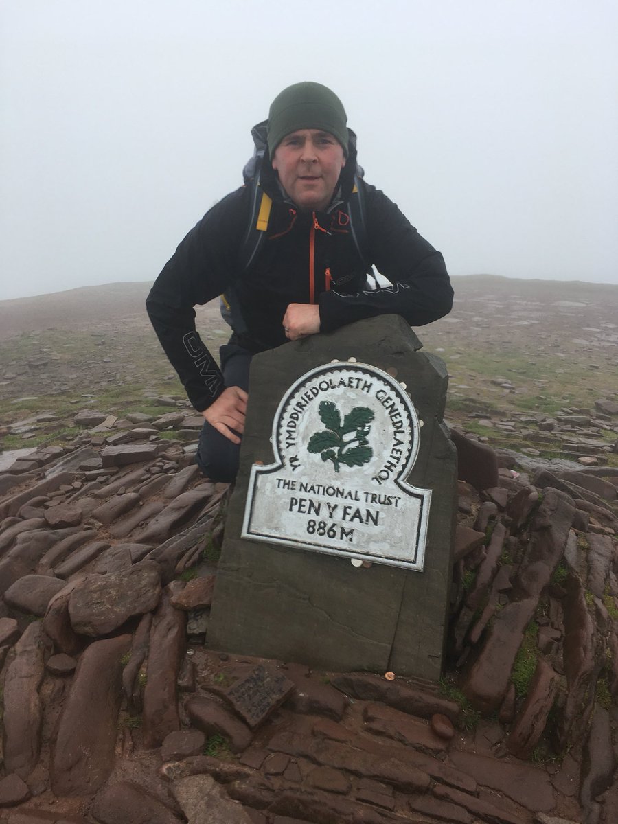 Junior Commanders Navigation Training in Wales, Pen-Y-Fan.