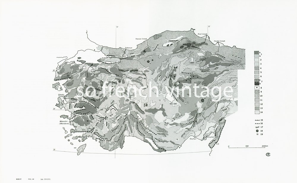 sofrenchvintage's tweet image. 1970 Geological map of Anatolia, Geology Print, Large Size, vin… tuppu.net/fa390a72 #sofrenchvintage #TurkeyMap