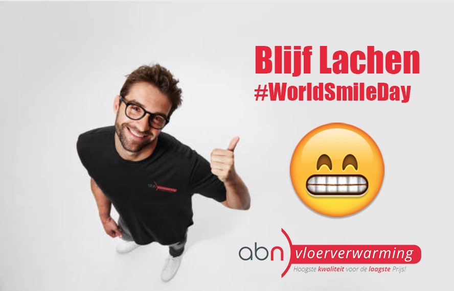 Blijf #lachen, happy #WorldSmileDay