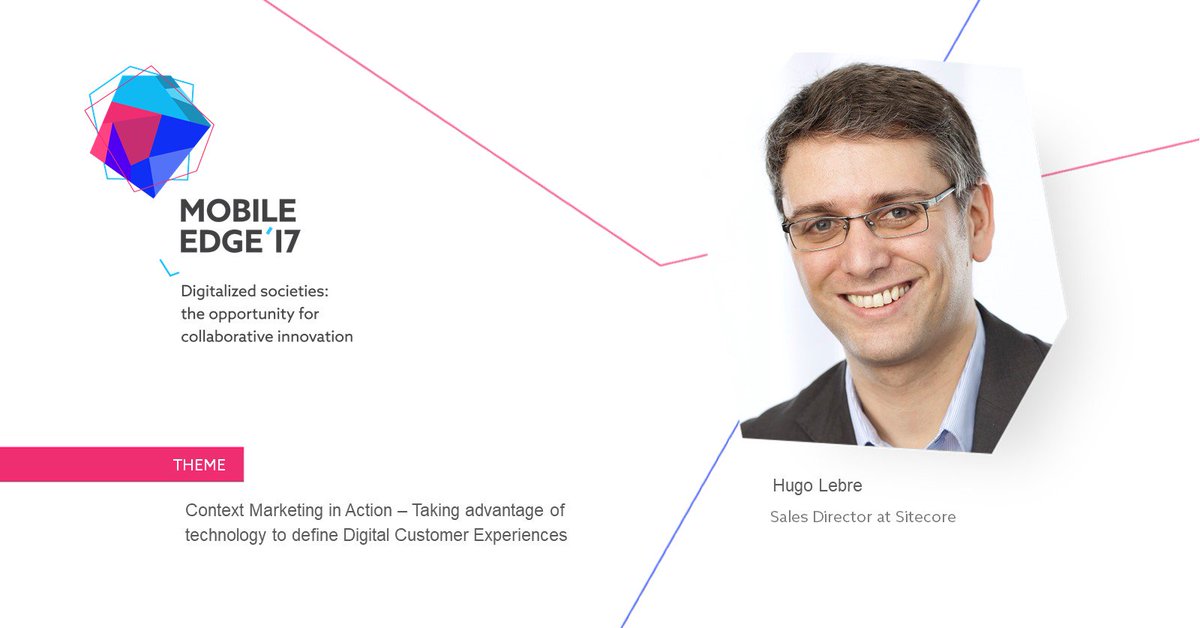 mobileedgeevent's tweet photo. Only the best speakers for you: this time we present you Hugo Lebre, Sales Director at @SiteCore! #MobileEdge2017 https://t.co/s5BkAXQBas