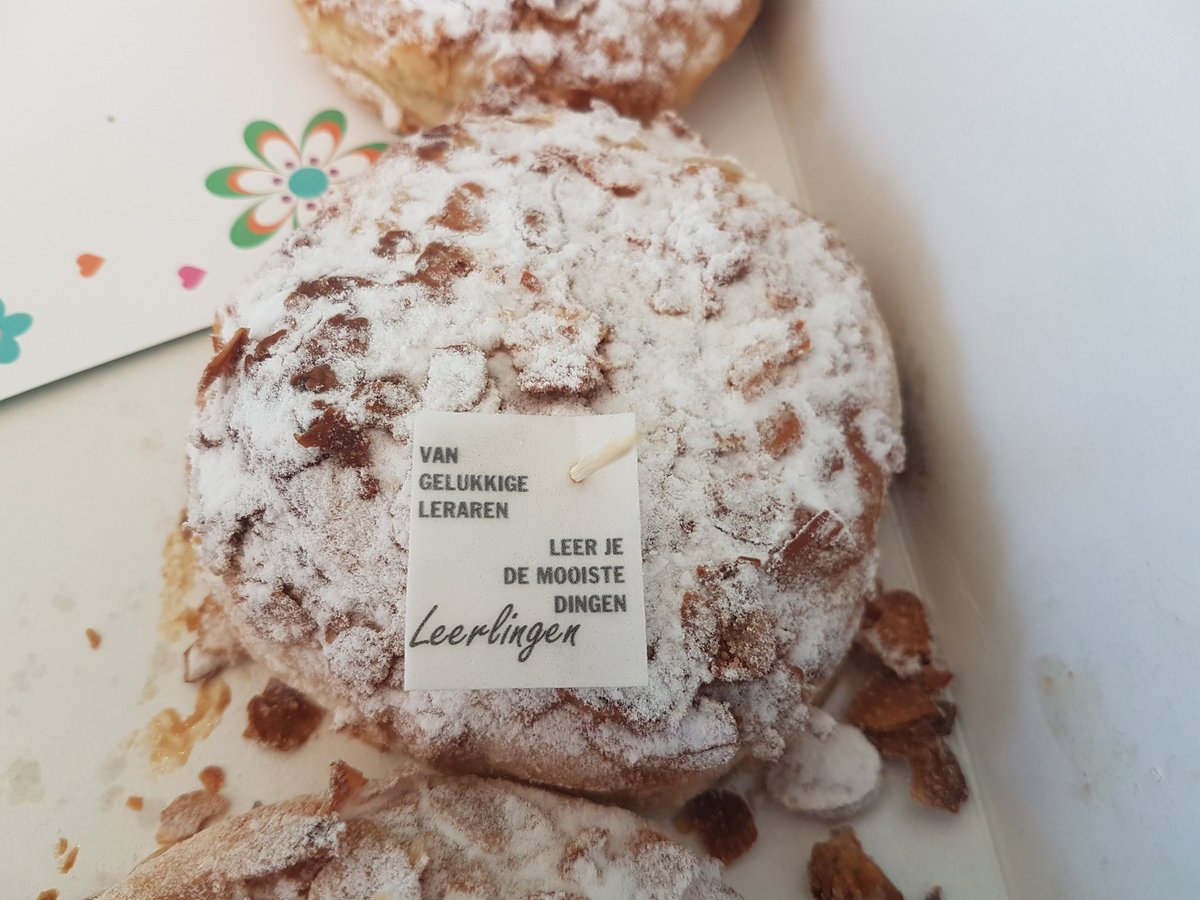 Heerlijk. Dag na dag van de leraar. Dank je wel ouderraad