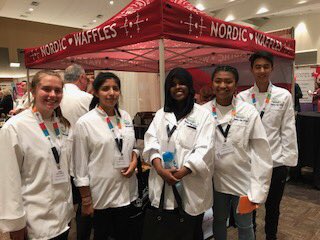 HopkinsHigh270's tweet photo. The HHS ProStart, our culinary competition team, attended the Hospitality Expo at the River center yesterday. https://t.co/xP79ajgALV